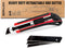 Berkling 18mm Retractable Utility Knife - 4x SK2H Snap Off Black Spare Blades (18mm 1 PACK)