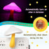 20 7 Tuanse Pcs LED Color Changing Mushroom Night Light, Cute Color Sensor Mushroom Shaped Plug in Lamp, Christmas