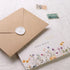 Liheheca 24 Pack 4x6 Inch, Set Wildflower Thank You Cards with Envelopes, bulk, Wax Seal Stickers, Flower Greeting