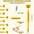 Qilery 50 Pcs Employee Appreciation Gifts Smile Face Pens You Are Awesome Pens Heart Funny Pens Inspirational Quote Black Ink Ballpoint PensThank You Gifts for Coworkers Staff Team Office(Yellow) by Qilery