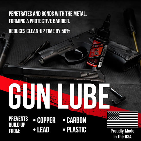 2000 Pack, 100% (4 oz 1 oz) Slip Gun Lube Buddy Squeeze Bottle with Needle Tip Applicator for All Firearms, Pure