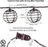 TWINKVILLA 10 Bulbs, Decorative String Lights Indoor Outdoor, Patio Lantern Style String Lights with Warm White Mini UL