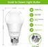 Bulb, 13W 60W A19 E26 Bulb, 5000K 1100LM, 3 Pack OHLUX Dusk to Dawn Outdoor Light Equivalent Energy Saving Led Cool