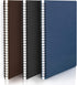 EUSOAR B5 Spiral Journal Notebook, 3 Pack, 7.3"x10.2", 120 Pages, Hardcover Lined Travel Writing Notebooks