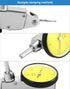 QWORK Dial Test Indicator with 2 Steel Dovetail Clamps, 0.030" Test Indicator, 0.0005" GR Dial Reading for Machine