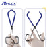 Laboratory Cup Beaker Clip Pliers Tool, Blue Rubber Coated Ends Beaker Tongs for 50mL - 2000mL Capacity