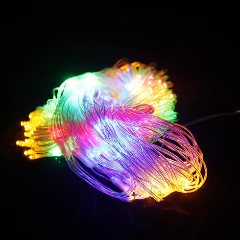 198 9.8ft 6.6ft 8 LED Multicolor Net Lights Outdoor Mesh Lights x for Garden, Lawn, Shrubs, Party, Wedding, Christmas