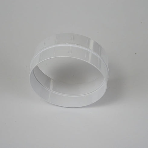 Plastic 6" Inline Duct Connector - Exhaust/Inlet Connector for Flexible or Straight Duct, Connector Size 5.9"