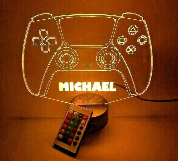 New Video Game Controller Gamer Name Gamertag Gaming Room Games Gift Night