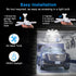 Kofarrten 80W 5 8000LM E26/E27 Bulbs (2 Packs) LED Garage Lights, LED Garage Ceiling Lights with Deformable Panels, LED