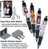 Jaymo PixPen - DIY Photo Pen – Create Your Own Personalized Pen - Insert 2.5” x 1.75” Wallet Photo or Create and Print Inserts Online – 4 Pack by Jaymo