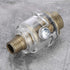Oiler Lubricator, 1/4" BSP Mini In Line Air Tool Oil Lubricator for Pneumatic Tool Air Compressor Pipe
