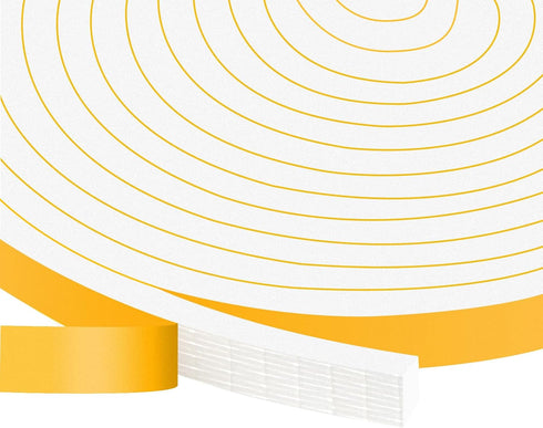 High Density Weatherproof Weather Stripping, Strong Adhesive Door Seal Strip for Sliding Door, Windows, Soundproof Foam