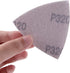 AUSTOR 100 Pieces Triangle Sanding Pads, Triangular Sandpaper Sheets for 3-1/8 Inch Oscillating Multi Tool