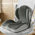 JNHEST Tailbone Ergonomic Seat Cushion, L-Shaped Memory Foam Orthopedic Seat Cushion with Coccyx Hollow Design, Lumbar