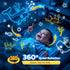 360Rotating+5 3-5, Solar System for Kids Projector Night Light, Films Planet Space Projector for Bedroom, Bright Night