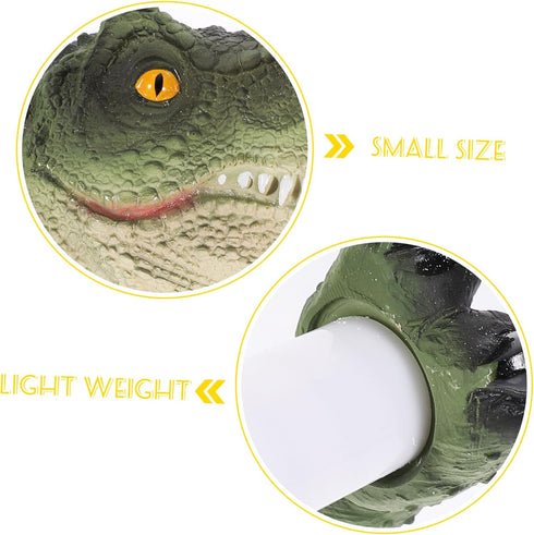 Holibanna Dinosaur Toilet Paper Holder Adhesive Backing Fun Bathroom Decor for Boys and Girls Wall-Mounted Easy