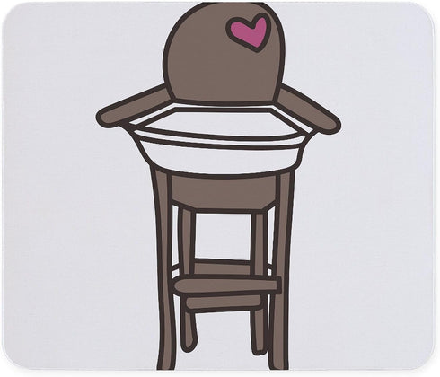 CafePress High Chair Mousepad Non-Slip Rubber Gaming Mousepad