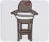 CafePress High Chair Mousepad Non-Slip Rubber Gaming Mousepad