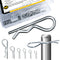 270Pcs Hardware Pins Assortment Kit, 6 Sizes Hitch Pins Cotter Pin Set, Heavy Duty Locking Pin R Clips, Zinc-Plated