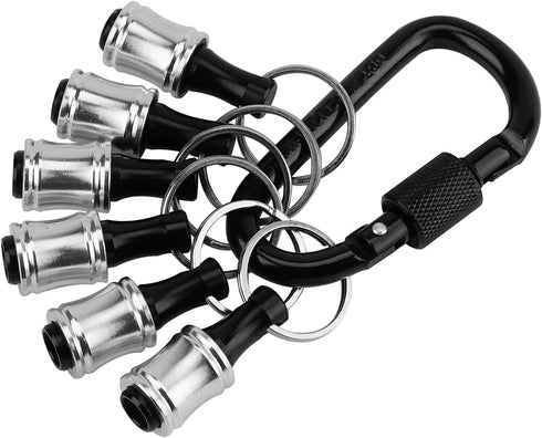 1/4 Inch Bit Holder Keychain, Quick Change Screw Bit Holder Extension Bar for Most Electric and Hand-held Screwdrivers