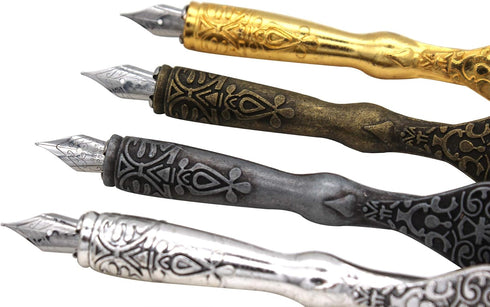 Gullor Calligraphy Pens Set - Handcrafted Dip Pen Calligraphy Set with 18 Nibs