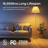 Linkind A19 LED Light Bulbs Dimmable, 60W Equivalent, 2700K Soft White, 9.5W 800 Lumens, E26 Standard Base, 6 Packs