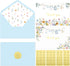 Thboxes 50 Pack Blue Baby Shower Thank You Cards with Envelopes and