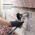 12 Inch 1/2" 3/4" Midline Valve Frost-Free Sillcock, Chrome-Plated Brass Body PEX Inlet x Hose Bib Outlet, Lead-Free