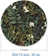 Nphuriy 7.97.90.12 inches Mouse Pad, Magical Forest Mouse Pad, Washable Round Cloth Mousepad for Gaming Office Laptop