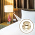 FdcZeyxior 1/4-27 2 1/2 Inch Lamp Finials Caps, Pcs Lamp Finial Tapped Metal Decorative Knob Caps, Tall Gold Finish