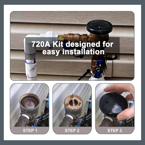 720A Pressure Vacuum Breaker Repair Kit and Bonnet Repair Kit for Zurn Wilkins 1/2 , 3/4 , and 1 -2 Assembly
