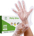 Comfy Package Disposable Poly Plastic Gloves for Cooking, Food Prep & Service, Latex & Powder Free, One Size