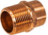 10-Pack 1/2-Inch Copper Male Adapter CxM, Sweat x MNPT, Certified Safe for Potable Water