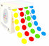 PARLAIM 1/2 Inch Round Color-Code Dot Stickers, 4000PCS 4 Roll Colorful Coding Labels for Home Office Classroom
