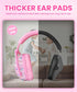 ZOHAN EM030 Noise Cancelling Headphones with Thicker Ear Pads, Adjustable Kids Ear Protection for Concerts - Pink