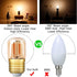Genixgreen Low Wattage LED Light Bulb, 10W Equivalent 1W E26 Mini Dim Edison Bulb, Warm White 2200k, 80LM, Vintage