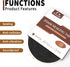 Yotache Adhesive Foam Tape 1/2" x 1/8", Insulation Soundproofing Neoprene Rubber Door Weather Stripping, 50 Feet