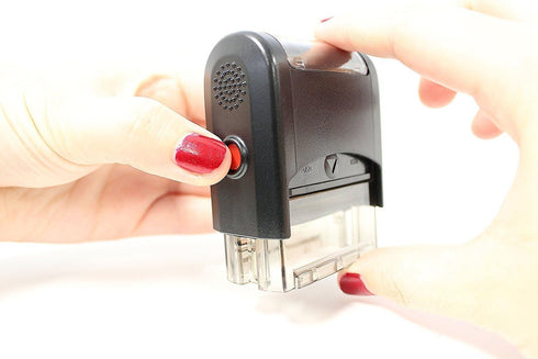 Paid Cash Check Credit - ExcelMark Self-Inking Rubber Stamp - A1539 Red Ink with 5cc Refill Ink