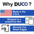 Duco Clear Cast Acrylic Sheets 1/8" Thick - 12" x 36" Cut to Size Plexiglass Sheets for Crafts and Projects