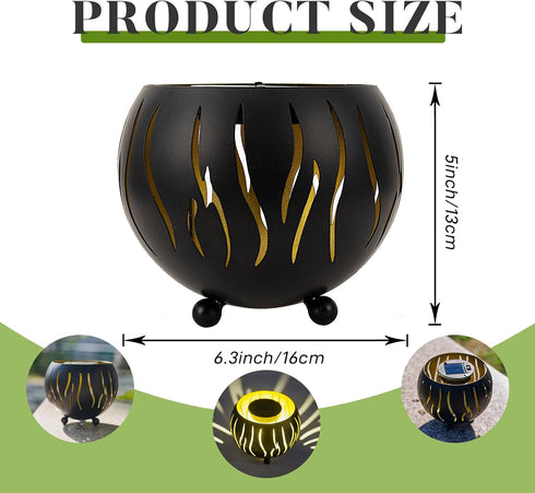 Deco,2026 Solar Lanterns Outdoor Waterproof, Solar Lights for Outside Patio Porch Garden Tabletop Gardening Lovers Mom