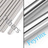 FEYRINX Linear Motion Guide 2PCS 12mm x 300mm (.472 x 11.81 inches) Case Hardened Chrome Rail Rod for 3D Printer, DIY,