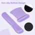 MOSISO Keyboard Mouse Pad Set, Large Gaming Mouse Pad & Wrist Rest, Ergonomic Non-Slip Mousepad for Home Office, Purple