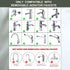 Set Premium Brushed Sink Faucet Handheld Bidet Sprayer for Toilet -Bidet Attachment for Warm & Cold Water with Dual