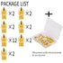 Luter 24PCS Extruder Nozzles, 3D Printer Nozzles for MK8 with Free Storage Box for Makerbot Creality CR-10 Ender 3 5