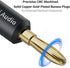 2 Pairs/4 Fosi Audio Banana Plugs for Speaker Wire, PCS Gold Plated Speaker Plugs for Home Audio Stereo