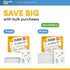 Dry Erase Board, Small White Boards, 9” x 12” Double Sided (12 Pack)