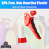 3 Pack. 22 Oz Leak Proof, High Capacity Spray Heads ONLY Fits Bottles (NOT Incl). Clear, Heavy Duty Plastic Sprayers