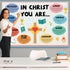 Christian Jesus Bulletin Board Decoration Set, Religious Cross Bible Borders and Inspirational Cutouts
