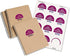 Avery Round Print-To-The Edge Labels, 2" Dia, Glossy Clear, 120/pk with Sure Feed and Easy Peel